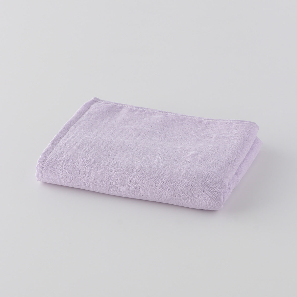 Marshmallow Gauze & Pile face towel in Violet