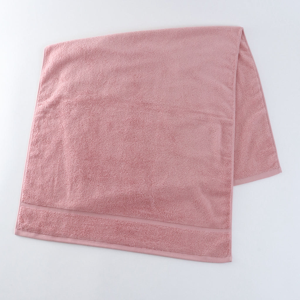 Quick Dry Tint bath towel in Pink