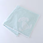 Fuwafuwa Bunny baby bath towel in Light Blue