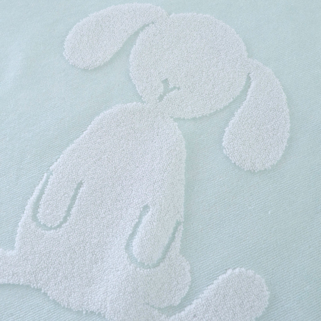 Fuwafuwa Bunny baby bath towel in Light Blue