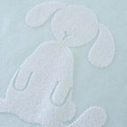 Fuwafuwa Bunny baby bath towel in Light Blue
