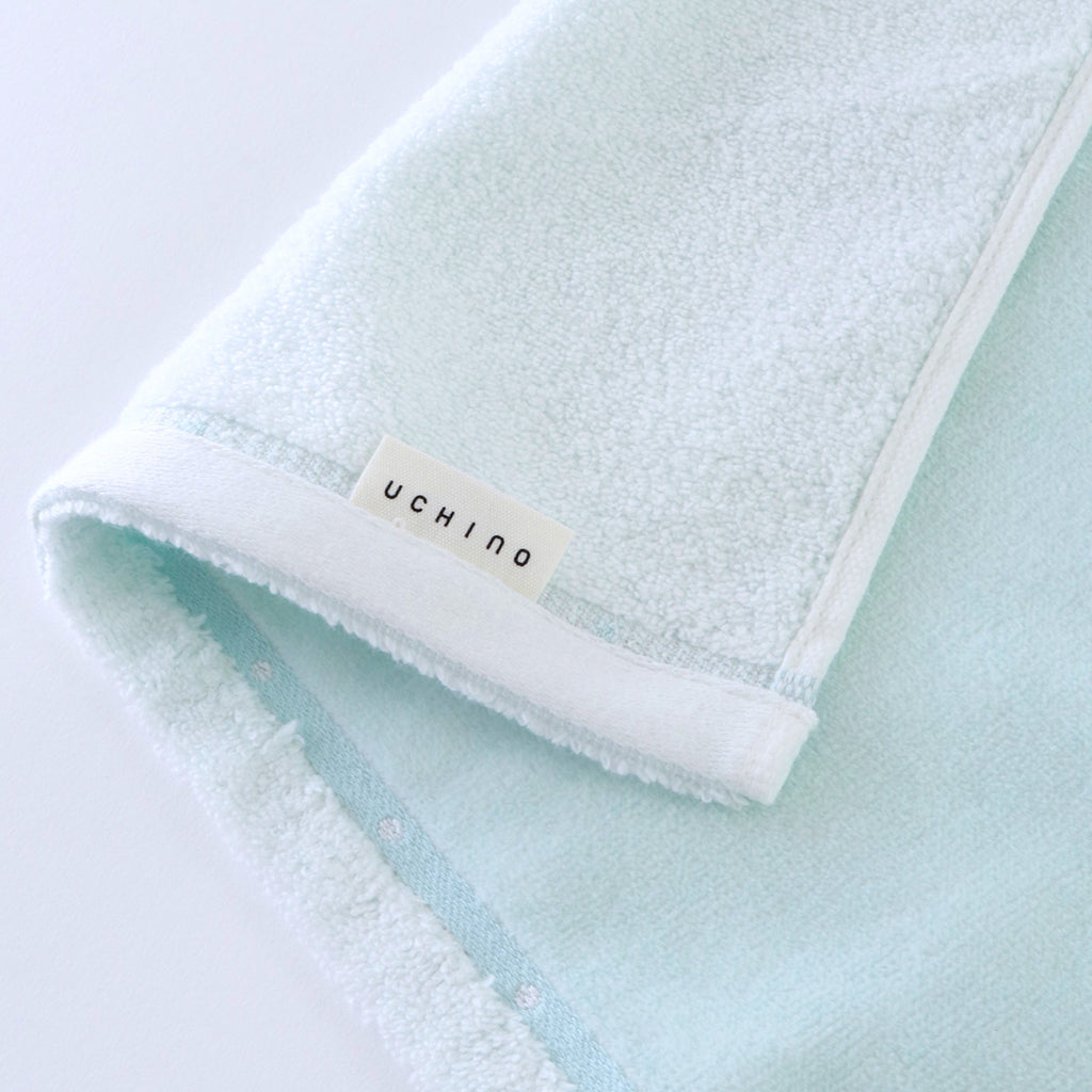 Fuwafuwa Bunny baby bath towel in Light Blue