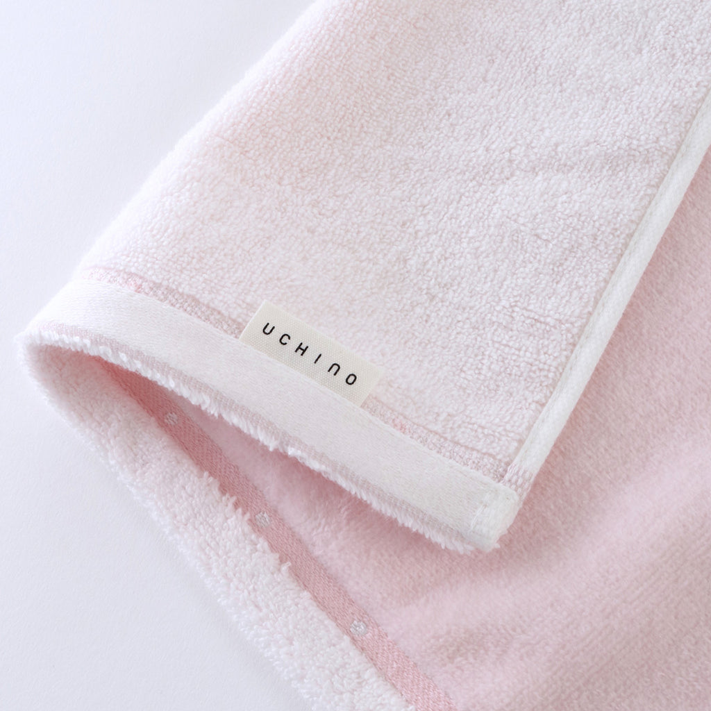 Fuwafuwa Bunny baby bath towel in Light Pink