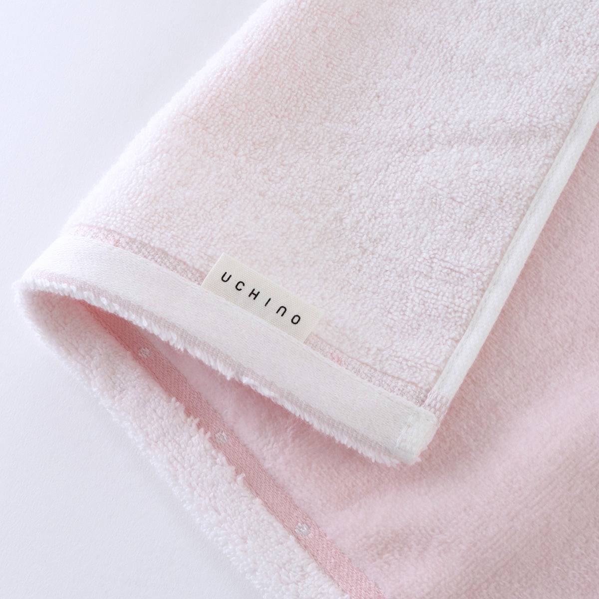 Fuwafuwa Bunny baby bath towel in Light Pink