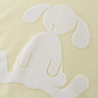 Fuwafuwa Bunny baby bath towel in Light Yellow