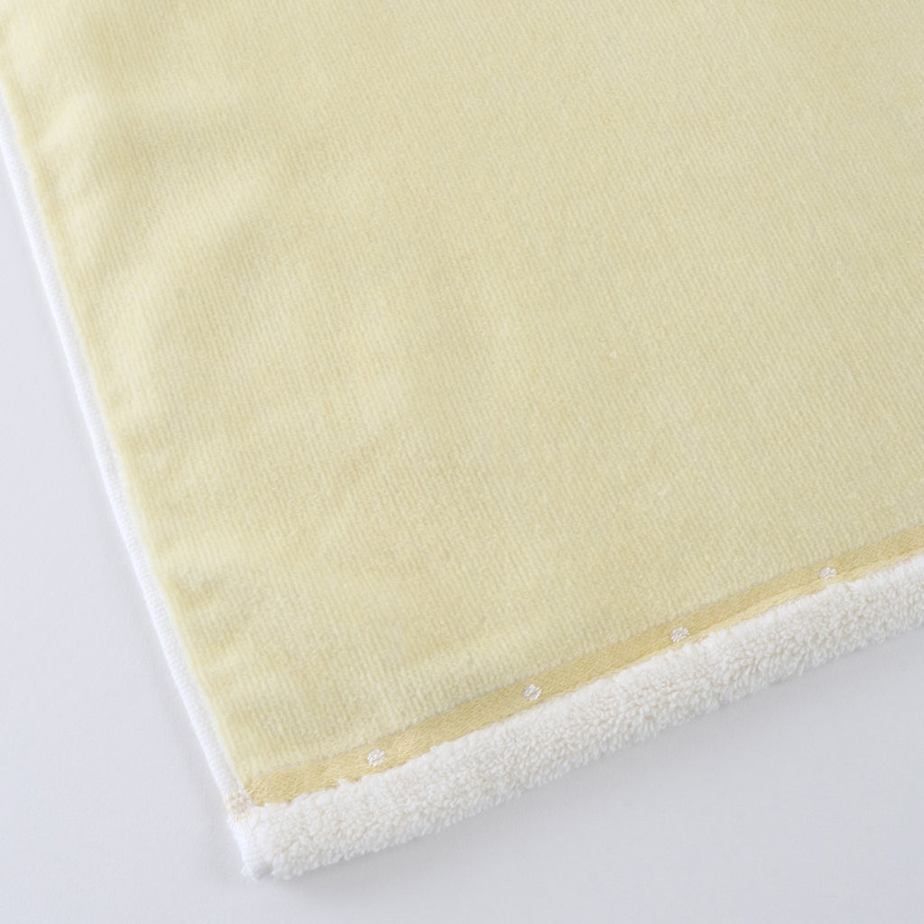Fuwafuwa Bunny baby bath towel in Light Yellow
