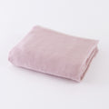 Wine-dyed Organic Gauze face towel in Pink
