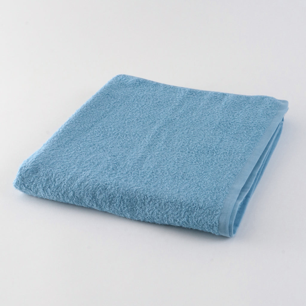 Oboro Towel Japanese Traditional Colours bath towel in Sora (Sky Blue)