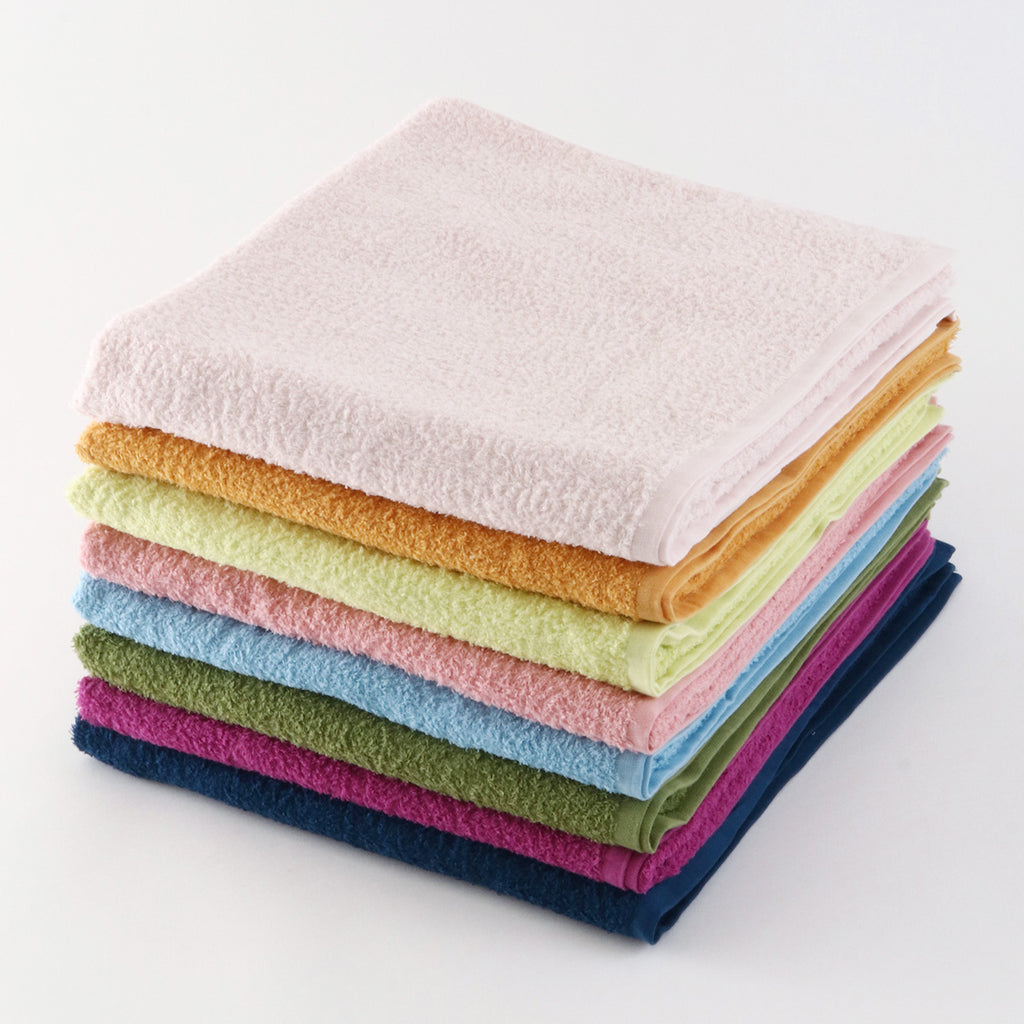 Oboro Towel Japanese Traditional Colours bath towel in Sora (Sky Blue)