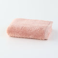 Plant-dyed Organic Pile face towel in Pink
