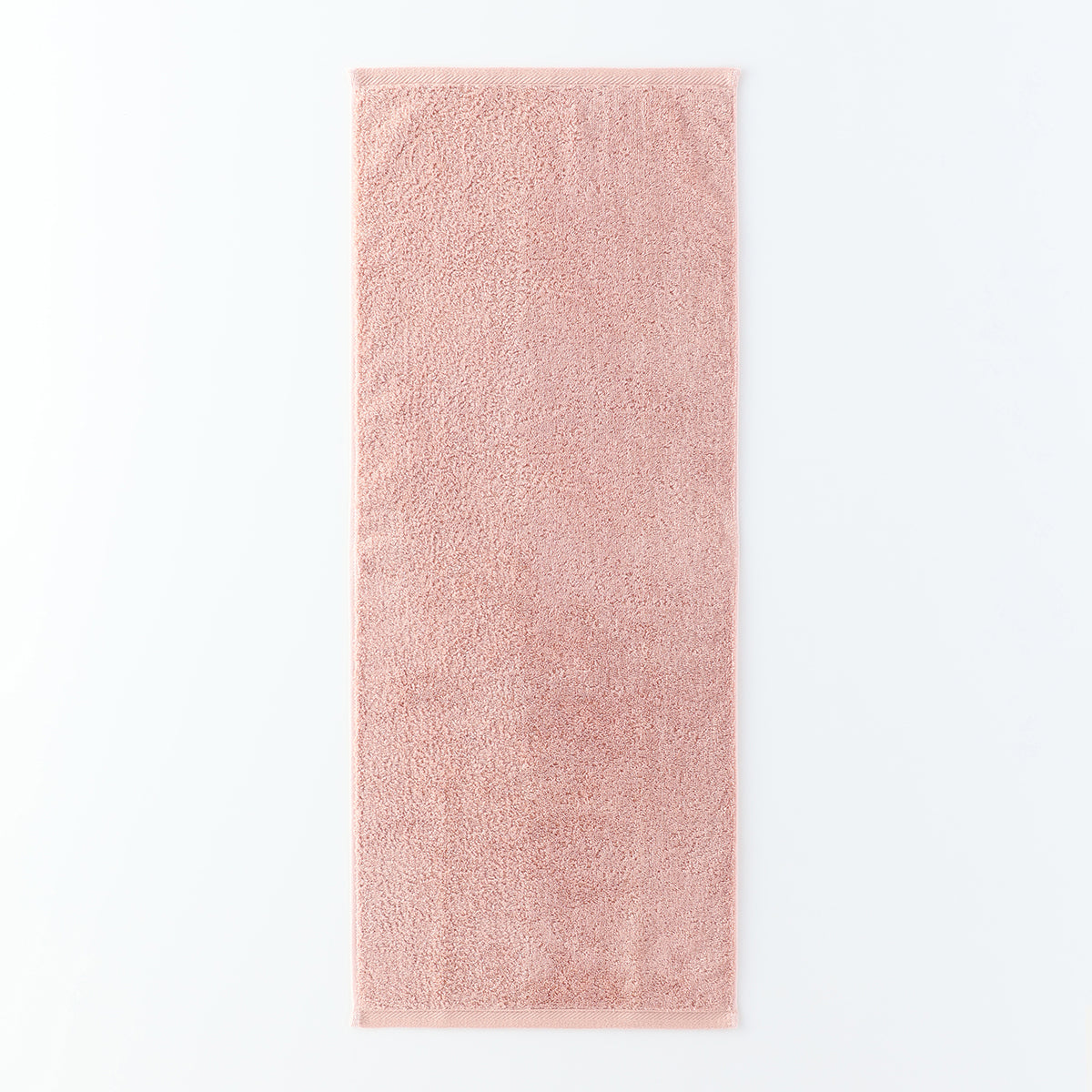 Plant-dyed Organic Pile face towel in Pink