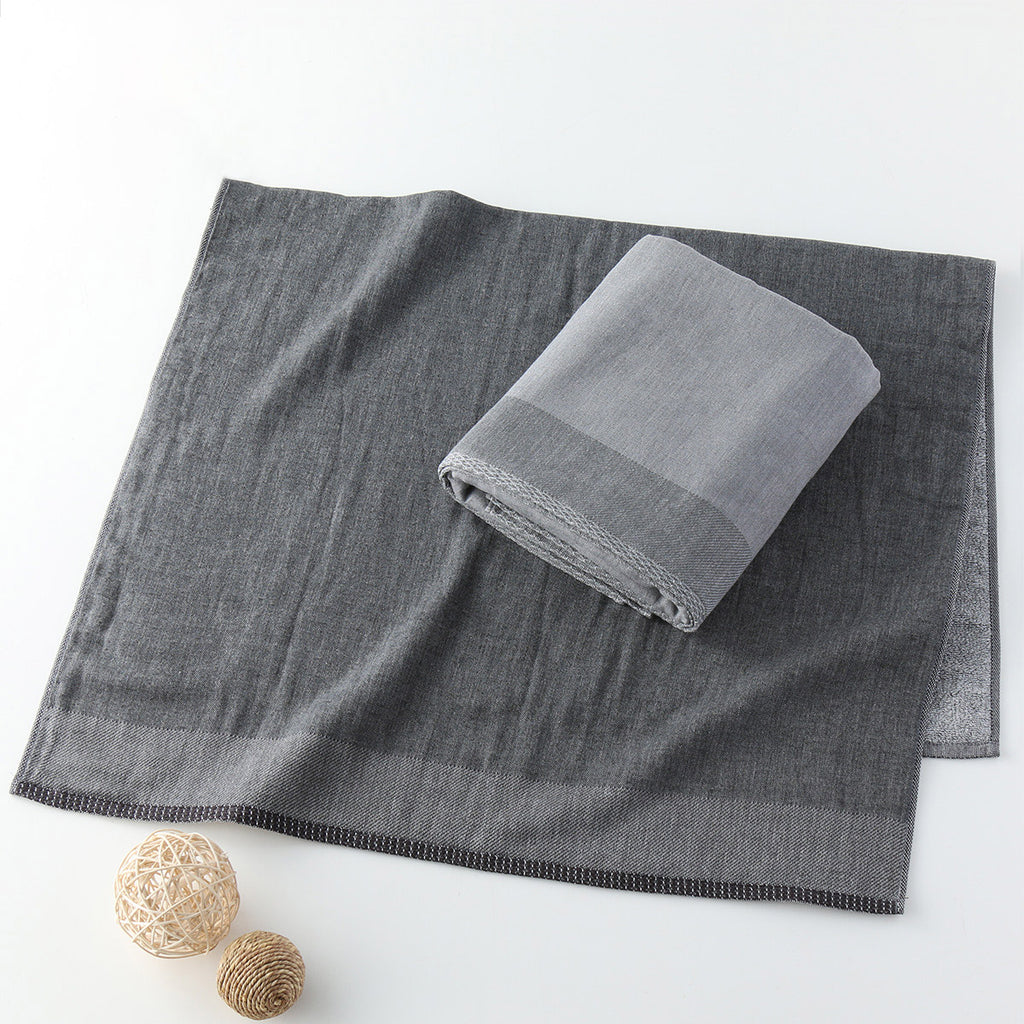 Shijima small bath towel in Dark Grey