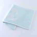 Fuwafuwa Bunny bath towel in Light Blue