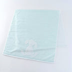 Fuwafuwa Bunny bath towel in Light Blue