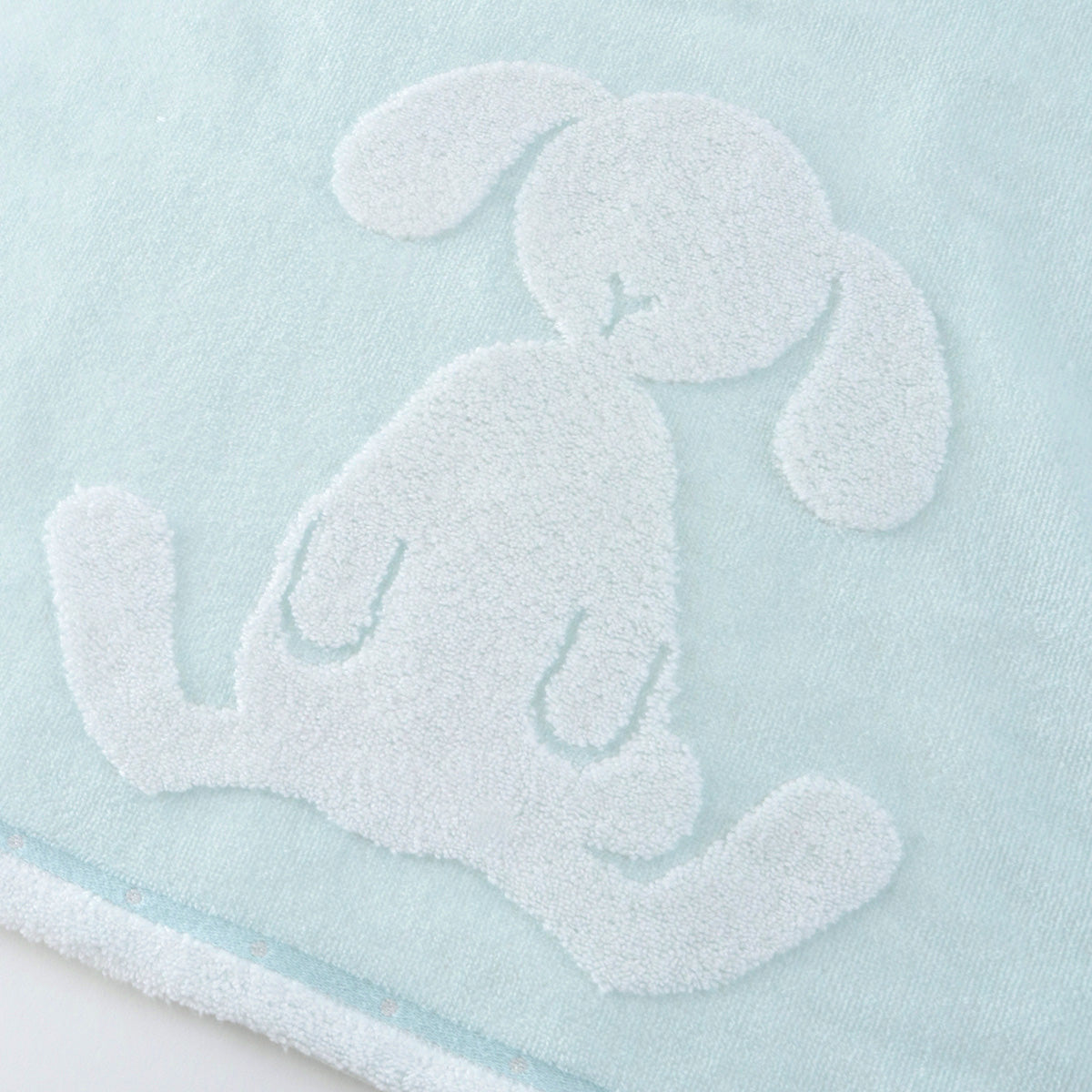 Fuwafuwa Bunny bath towel in Light Blue