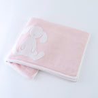 Fuwafuwa Bunny bath towel in Light Pink