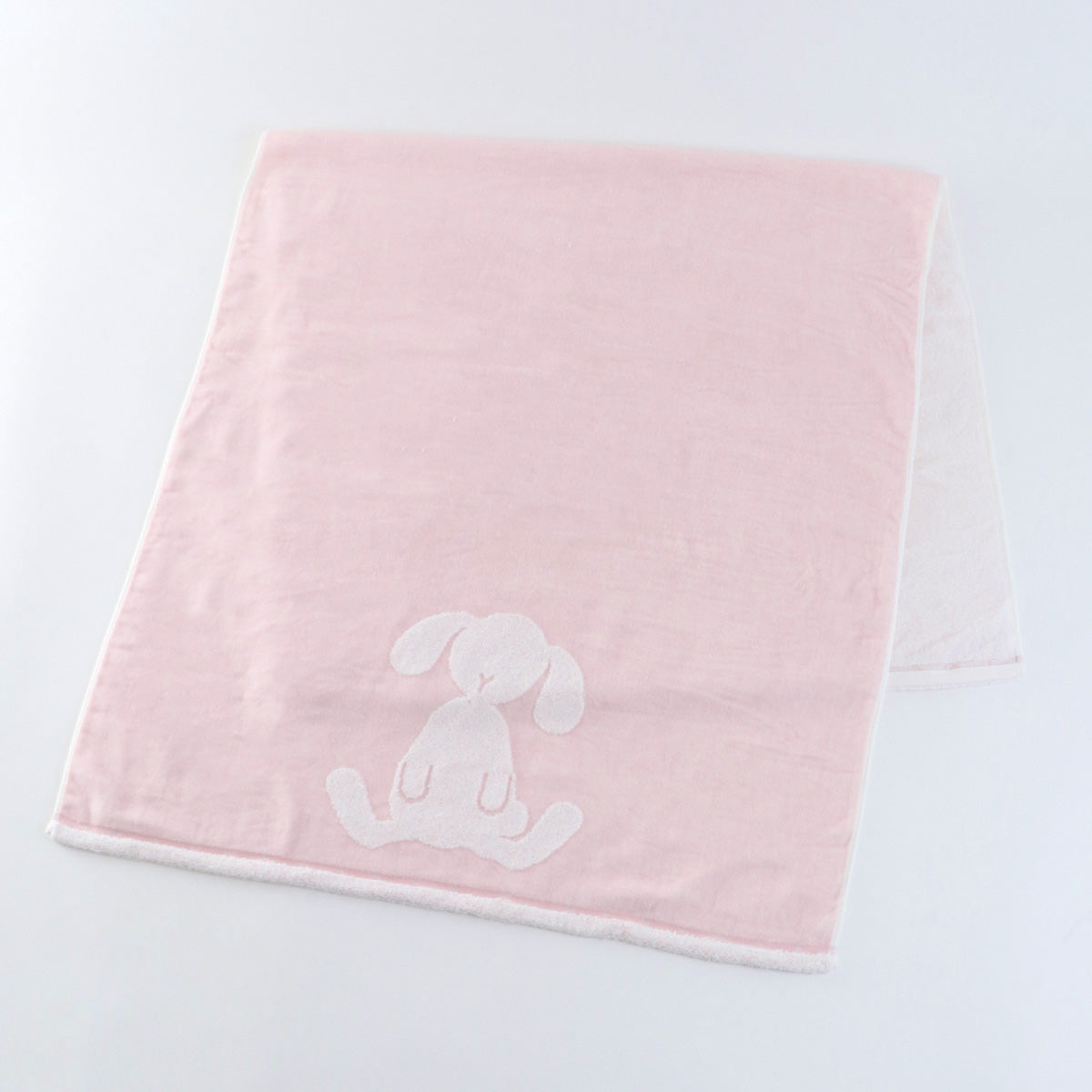 Fuwafuwa Bunny bath towel in Light Pink