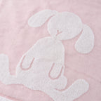 Fuwafuwa Bunny bath towel in Light Pink