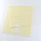 Fuwafuwa Bunny bath towel in Light Yellow