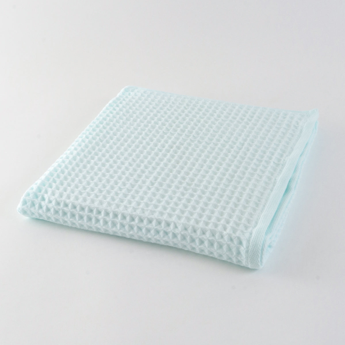 Air Waffle bath towel in Blue