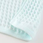 Air Waffle bath towel in Blue