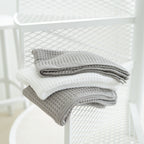Air Waffle bath towel in Grey