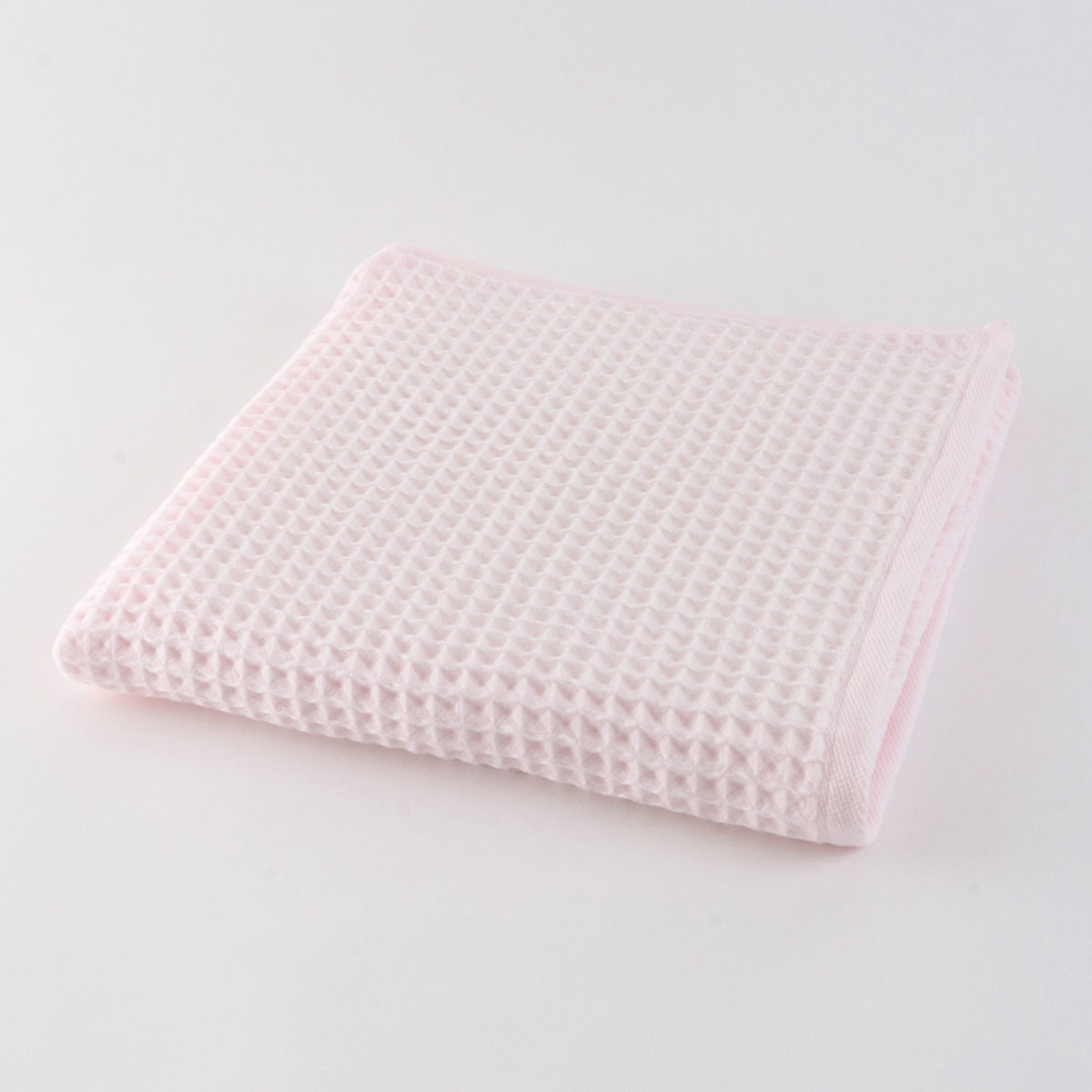 Air Waffle bath towel in Pink