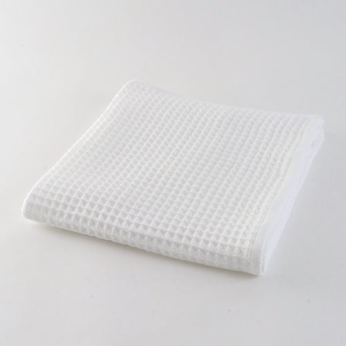 Air Waffle bath towel in White