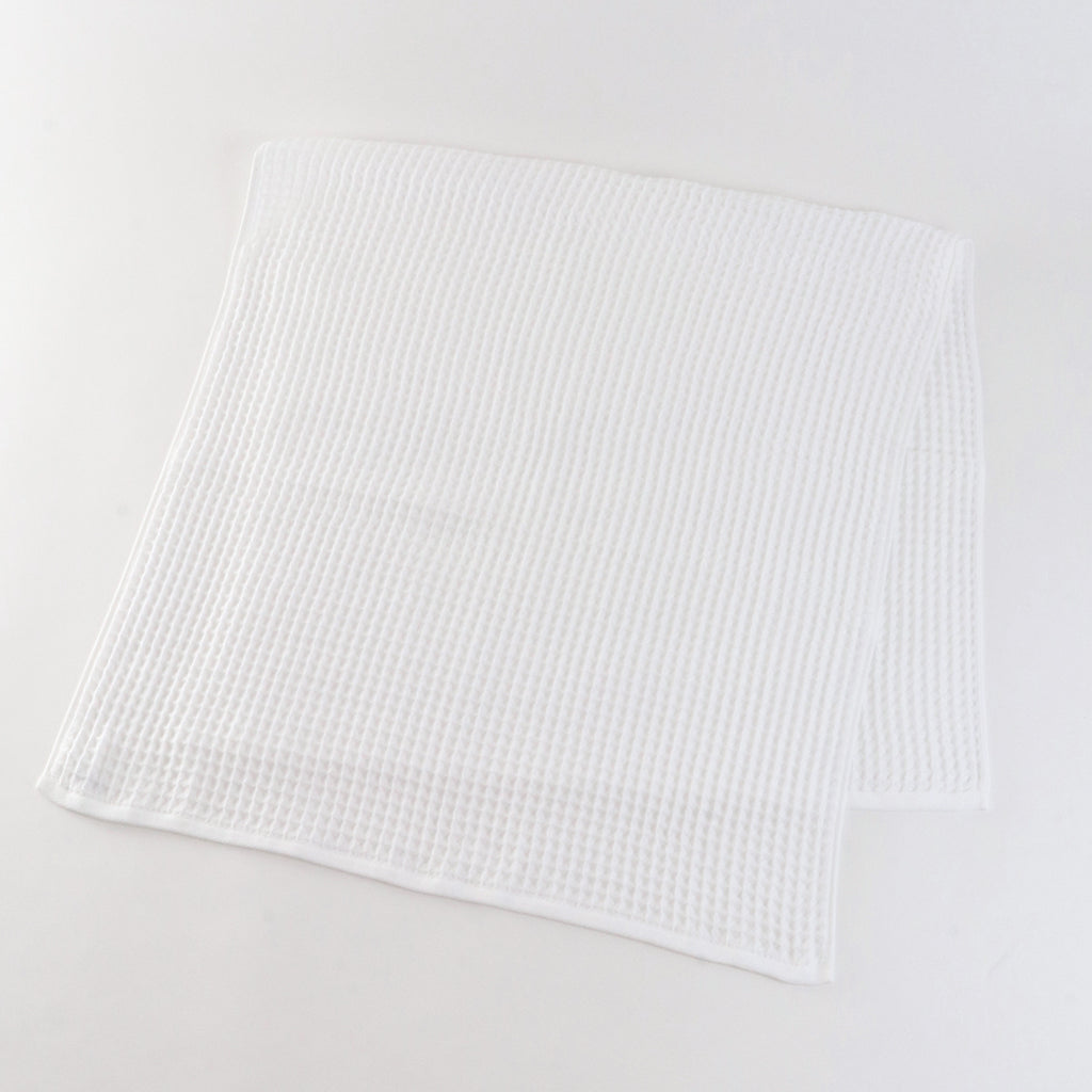 Air Waffle bath towel in White