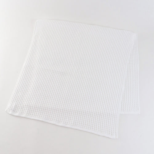 Air Waffle bath towel in White