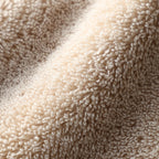Organic Cotton face towel in Beige
