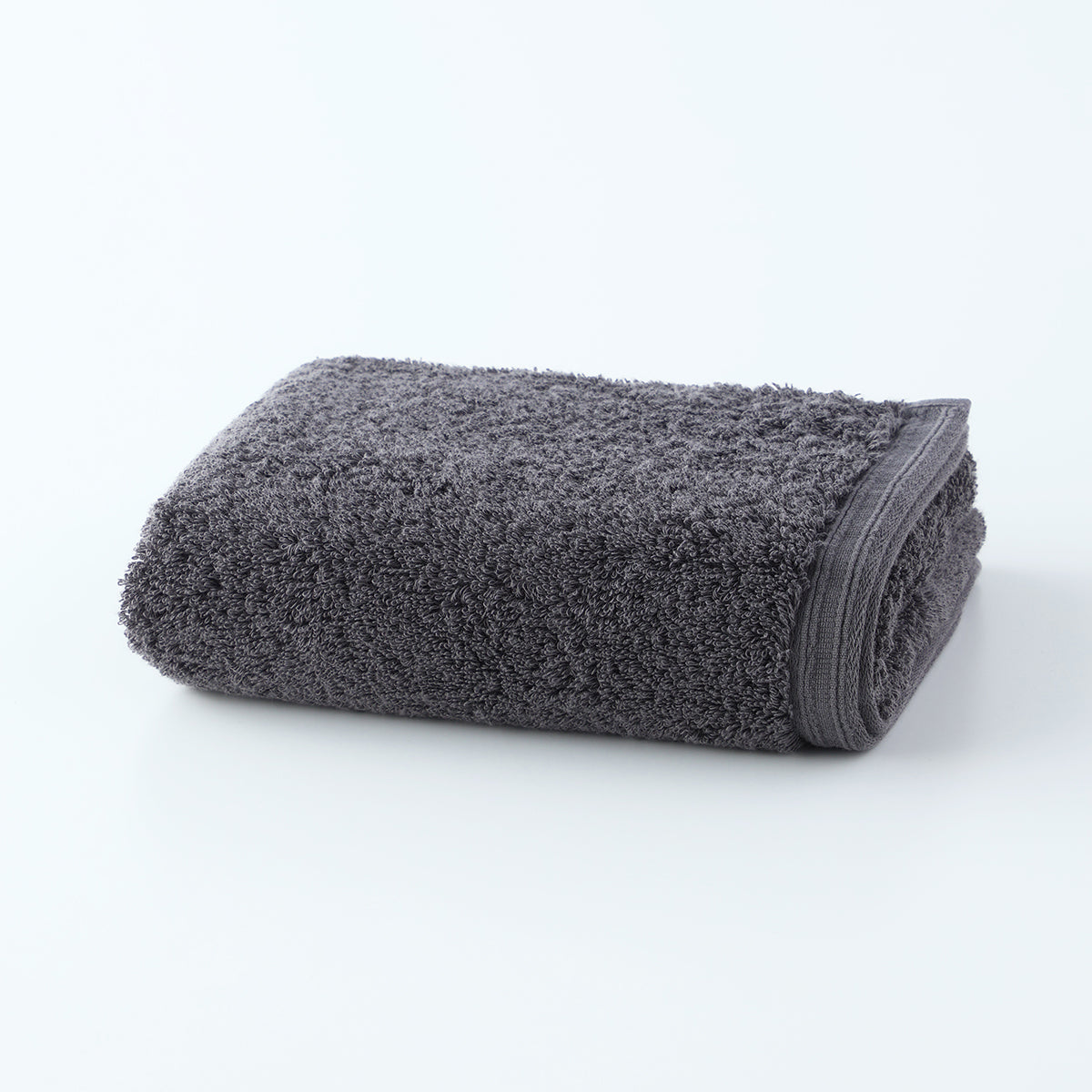 Organic Cotton face towel in Grey
