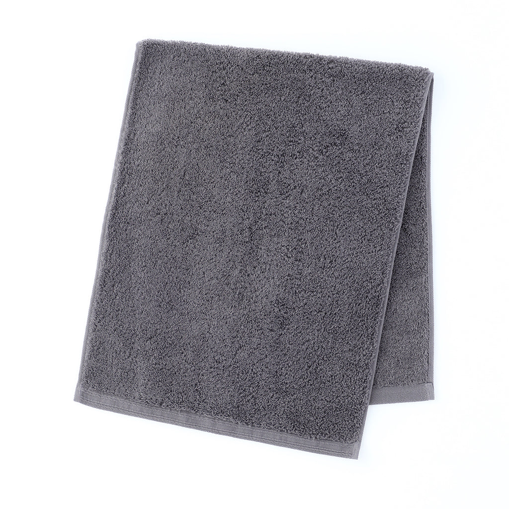 Organic Cotton face towel in Grey
