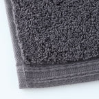 Organic Cotton face towel in Grey