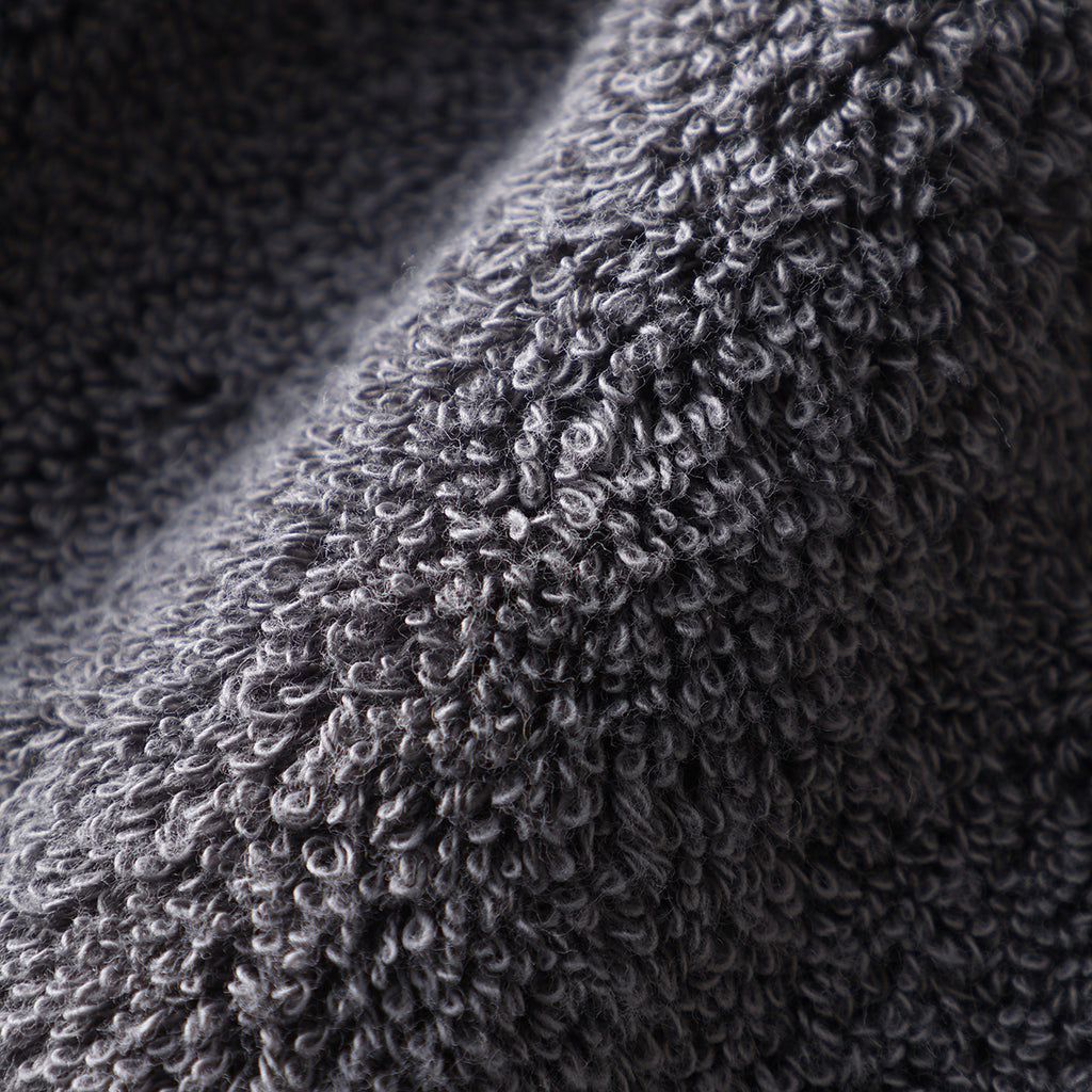 Organic Cotton face towel in Grey