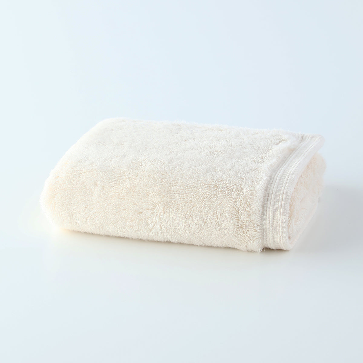 Organic Cotton face towel in Ivory