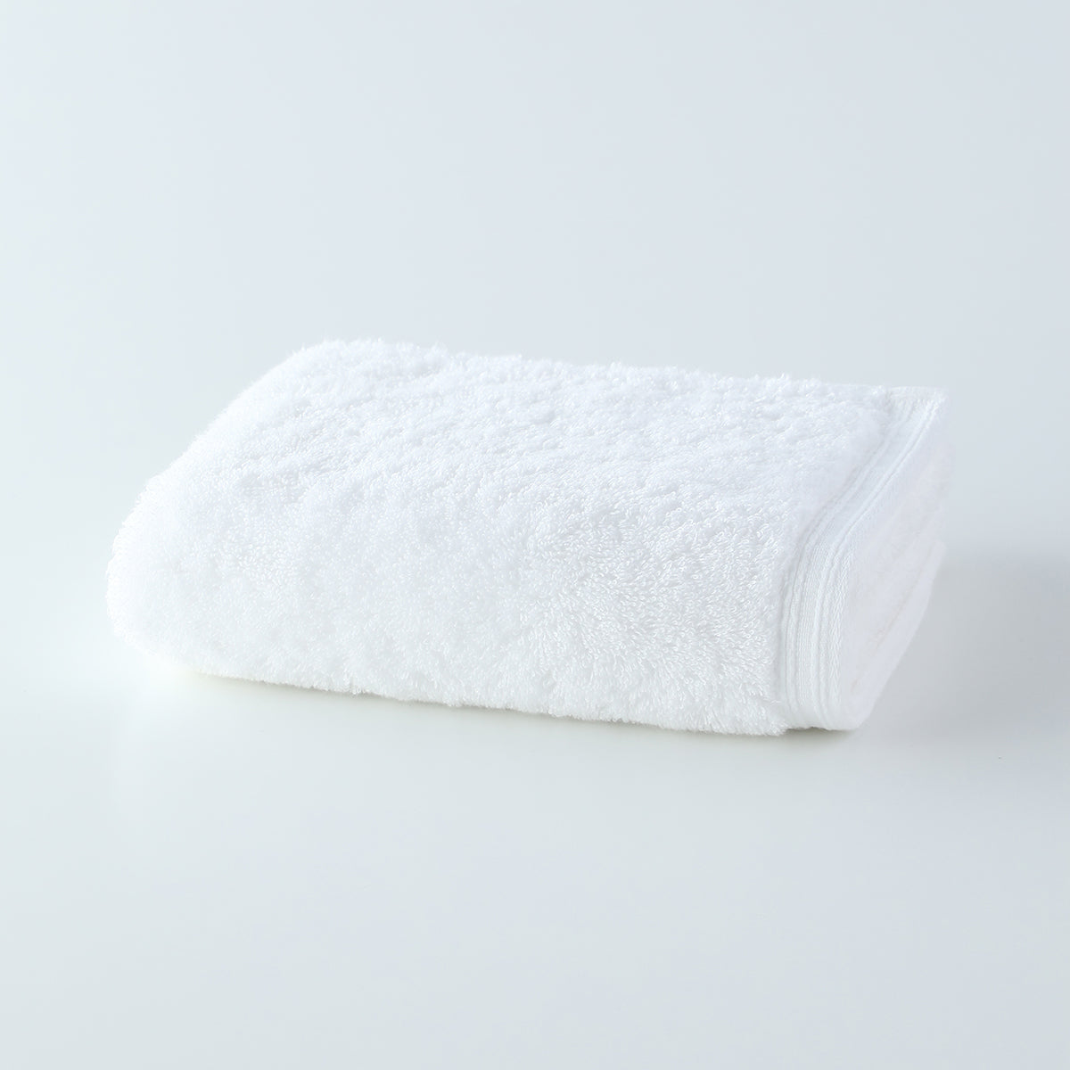 Organic Cotton face towel in White