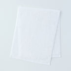 Organic Cotton face towel in White