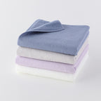 Marshmallow Gauze & Pile small bath towel in Blue
