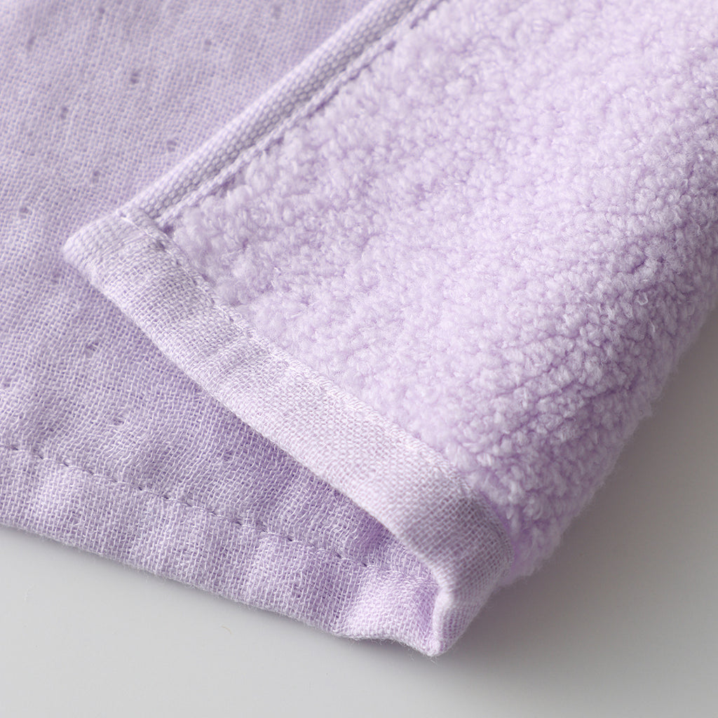 Marshmallow Gauze & Pile small bath towel in Violet