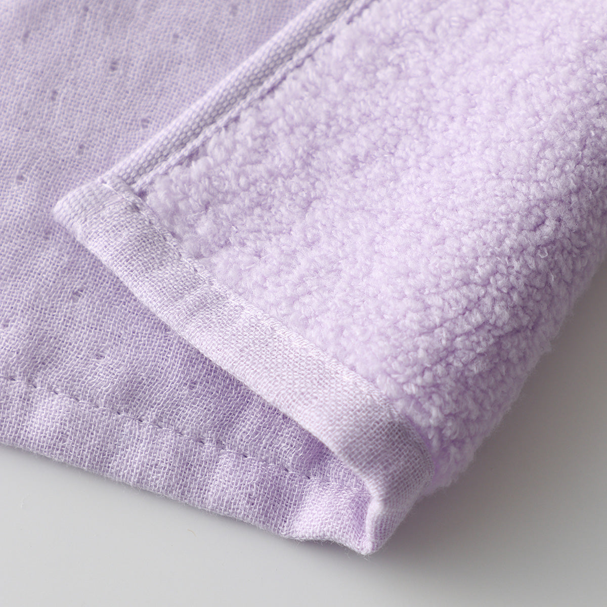 Marshmallow Gauze & Pile small bath towel in Violet