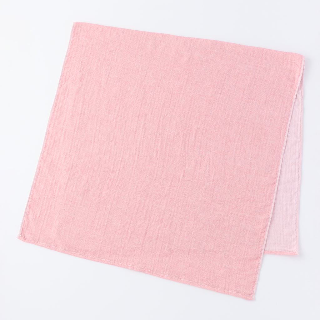 Marshmallow Puff Gauze bath towel in Pink
