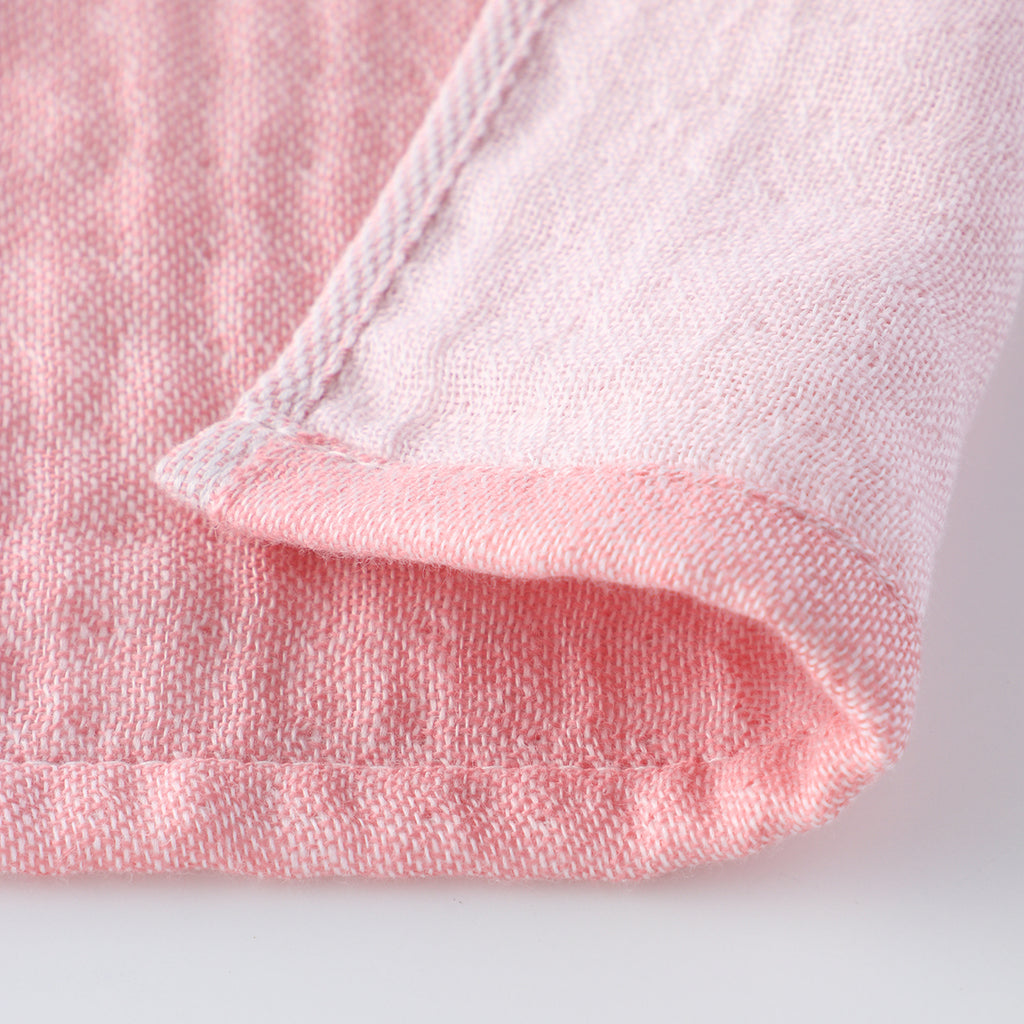 Marshmallow Puff Gauze bath towel in Pink