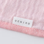 Marshmallow Puff Gauze bath towel in Pink