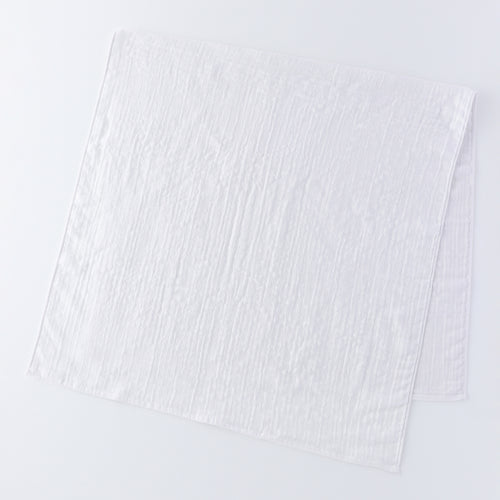 Marshmallow Puff Gauze bath towel in White