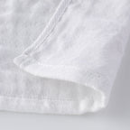 Marshmallow Puff Gauze bath towel in White