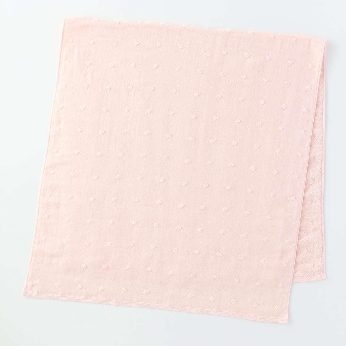 Fuwafuwa Gauze Dot bath towel in Pink