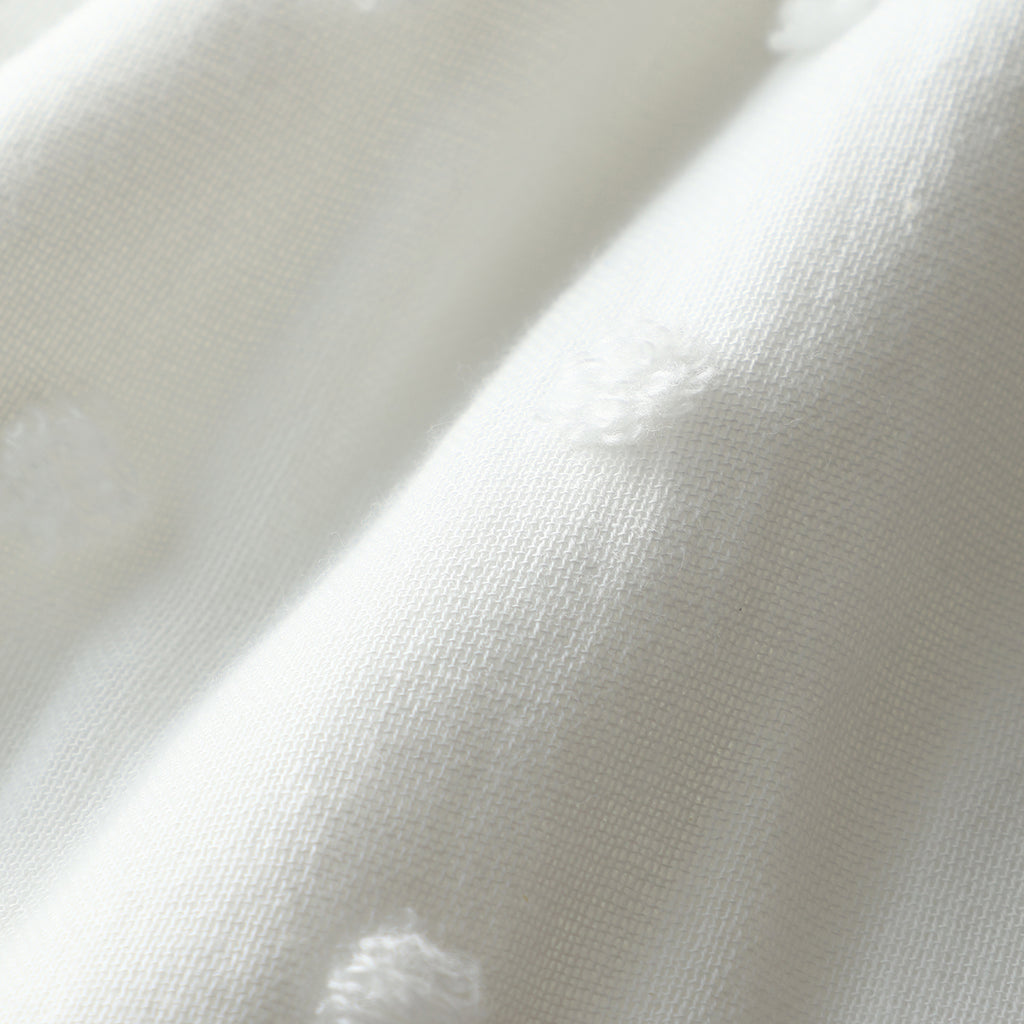 Fuwafuwa Gauze Dot bath towel in White