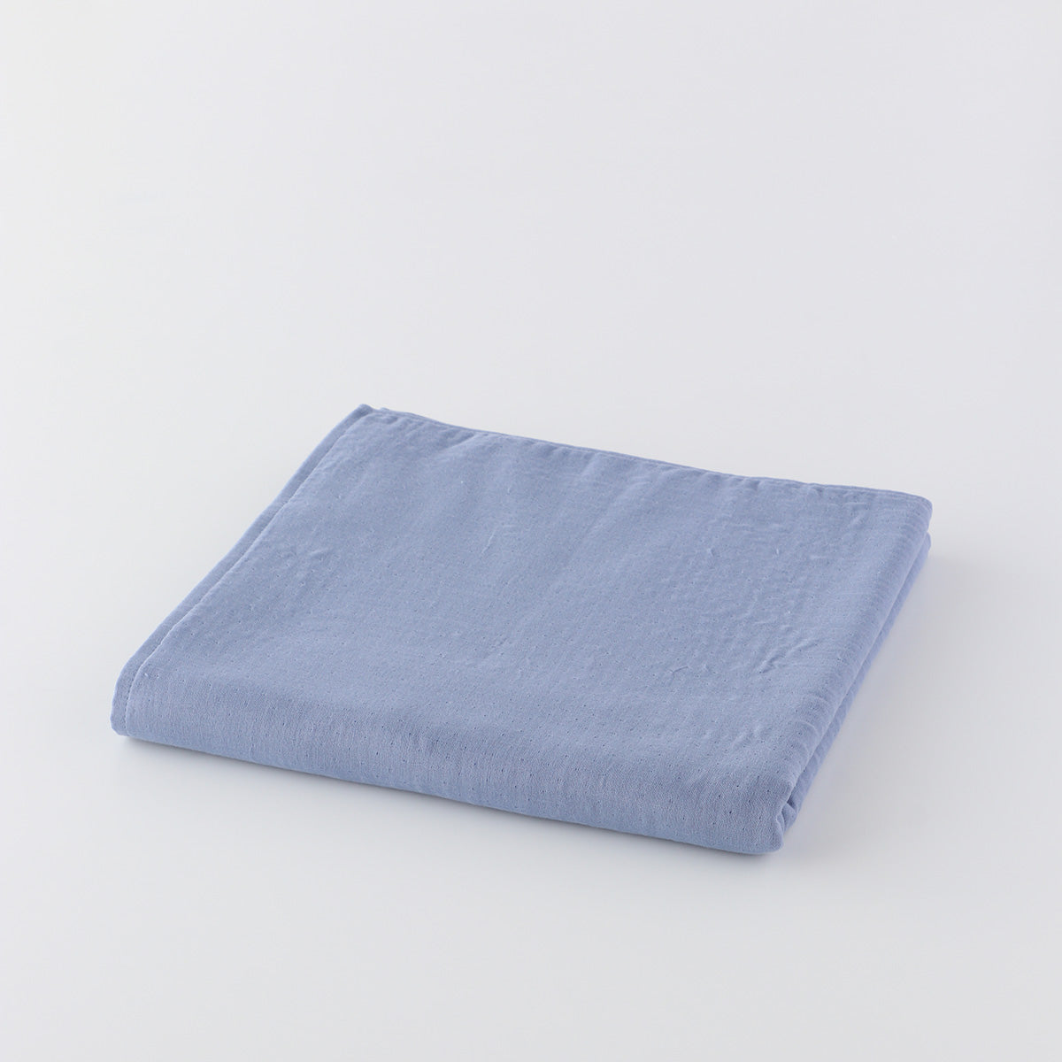 Marshmallow Gauze & Pile bath towel in Blue