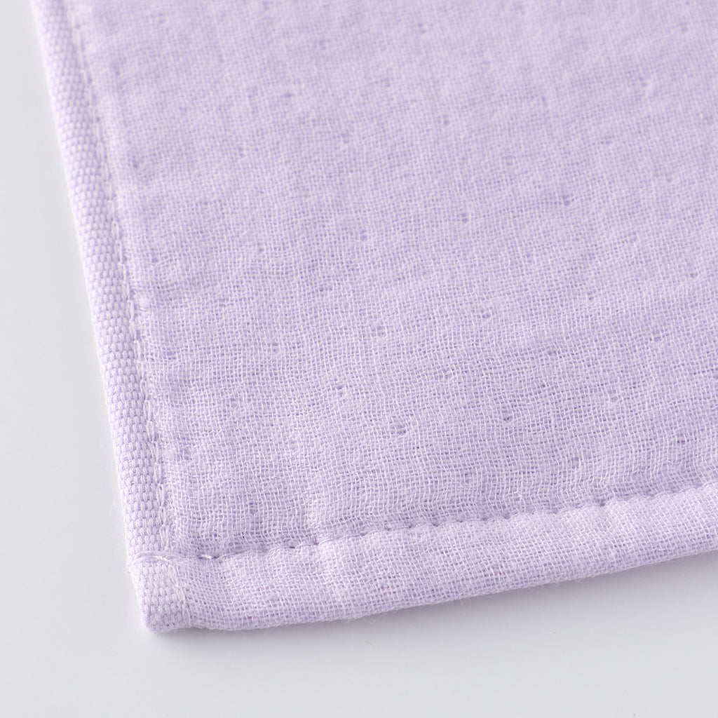 Marshmallow Gauze & Pile bath towel in Violet